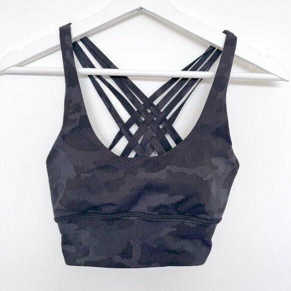 Lululemon Sports Bra Camo style MEDIUM SUPPORT, A/B CUP SIZE 4 - Picture 3 of 6